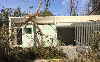 The NSF Luquillo field station was in the direct path of the hurricane.